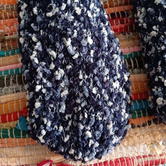 NWOT JAN & BLEECKER Multi-Colored Blue Confetti Sock Slippers S/M - Picture 6 of 6